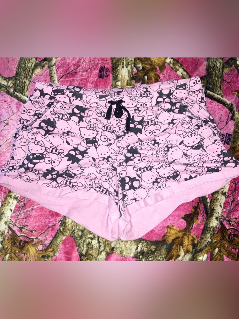 Hello Kitty Pink Shorts - Sanrio Branding